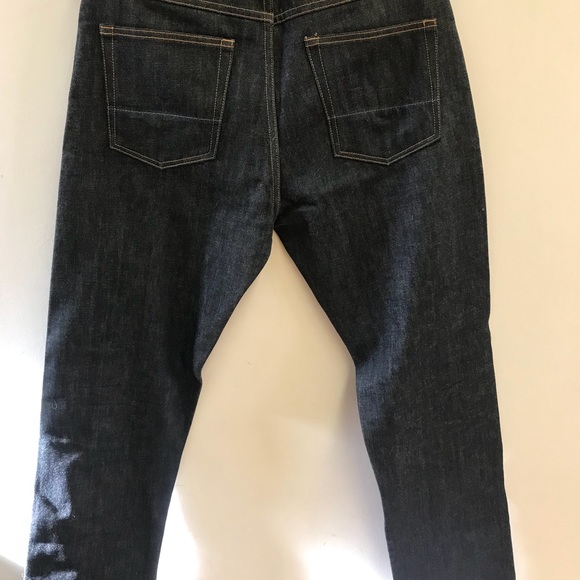 Gustin #77 cone black Straight raw Selvedge Jeans - Picture 3 of 5